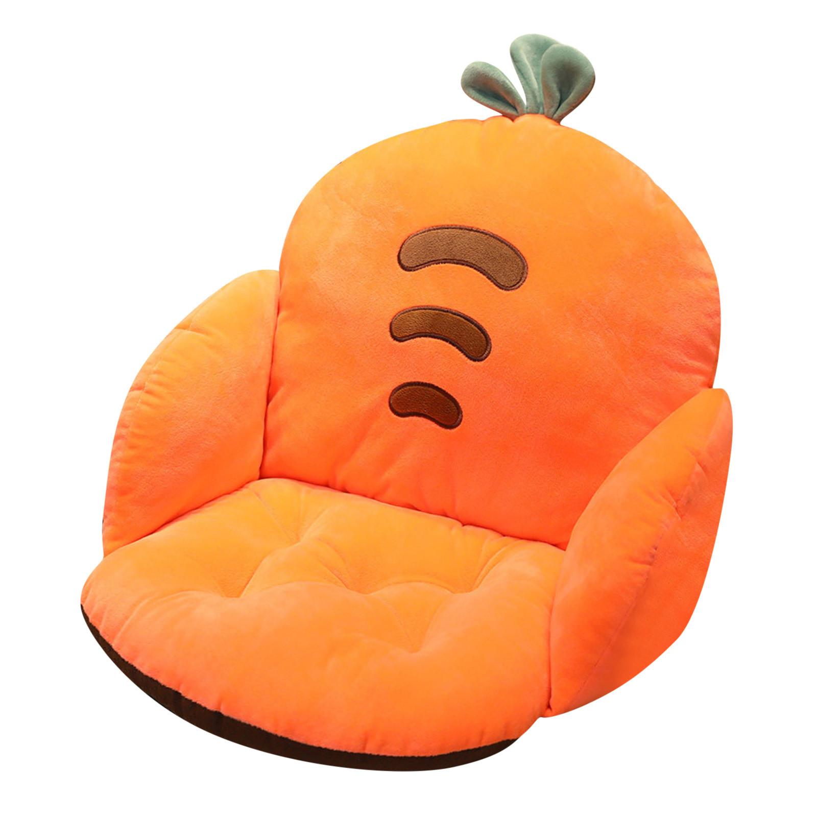 Home Decoration Cartoon Plush Chair Cushion Non-Slip Lumbar Support Chair Cushions Cartoon Animal Soft Comfortable Chair Pillows