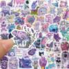 10/65PCS Halloween Stickers Cat and Skull Graffiti Stickers Water Bottle Laptop Mobile Phone Skateboard Suitcase Kids Adult Stickers