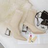 Fashion New Spring Autumn Ankle Boot Booties Female Sexy Sock Boots Knitting Stretch Boots High Heels Women Fashion Shoes