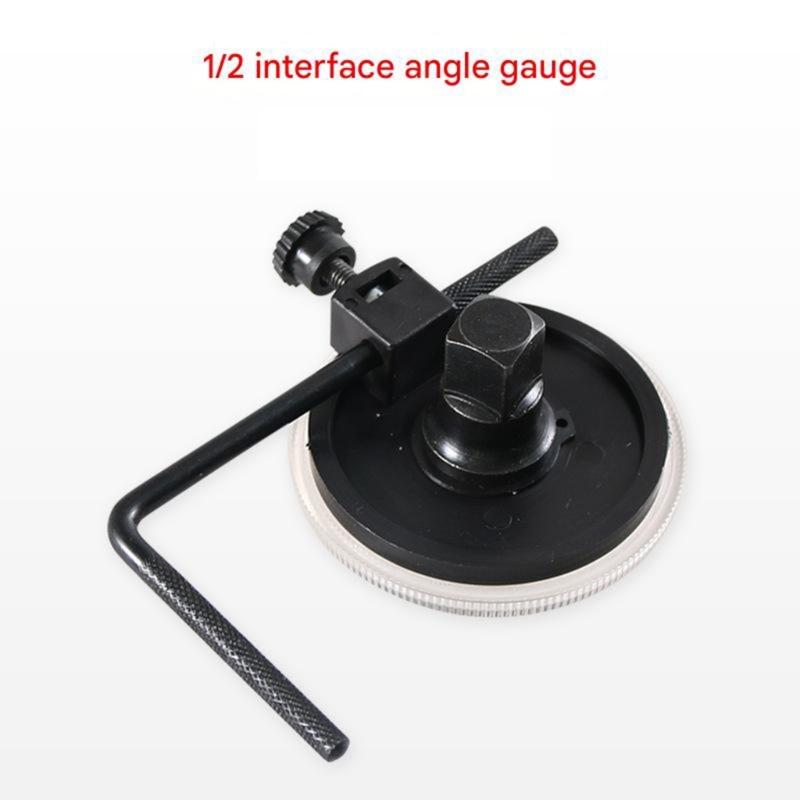 Professional Torque Measurement Device 360 Degree Angle Gauges Metal Construction Full Rotations Tool for Vehicle Repair