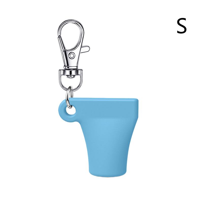 Pratik Silikon Anahtarlık Kapağı Dudak Parlatıcısı Aksesuarları Taşınabilir Dayanıklı Tutucu Anahtarlık Ruj Saklama Kapağı İçin Uyumlu