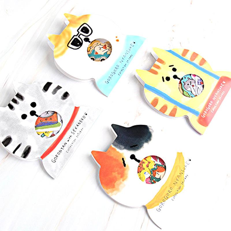 30 Pcs /pack Cute Cat Stickers Decorative Stationery Stickers Scrapbooking DIY Diary Album Stick Label