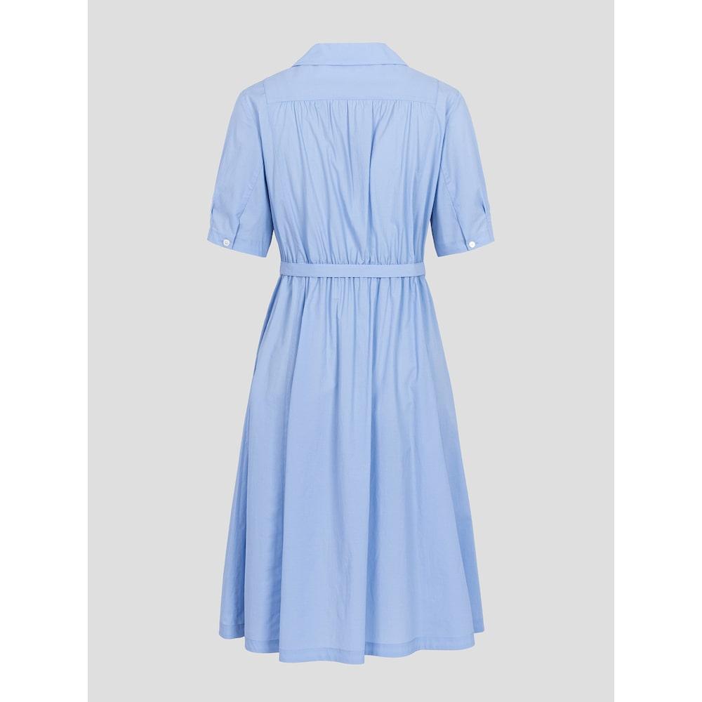 Binpolleidiseu Nylon Blend Short Sleeve Dress Sky Blue (Bf5471C05Q)
