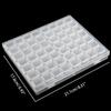 Practical 56 Grids Jewelry Organizer Box Independent for Rhinestone Crystal Bead Organizer Container Small Parts Storage
