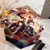 Japanese-style cartoon Demon Slayer Kamado Tanjiro & Kamado Nezuko umbrella including home travel and outdoor activities Multi functional umbrella 35