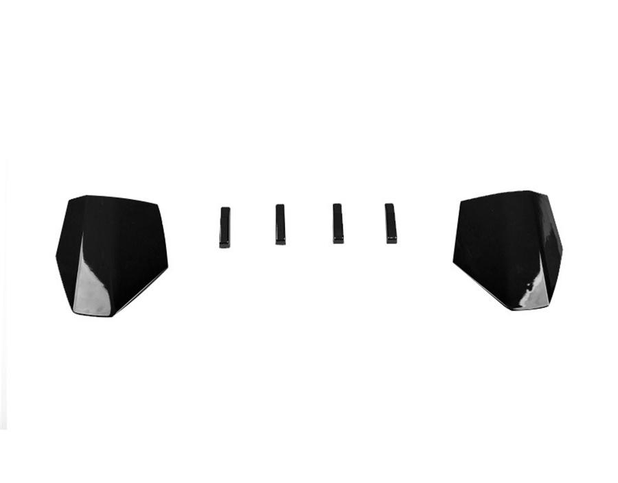 Alerón de techo con aleta de vórtice estilo R negro para Honda Civic FK4 FK7 Hatchback 2016-21