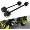 Xitomer Rear & Front Axle Sliders Fit for MT-07 FZ 07 2014-2024 MT 07 FZ 07 Motorcycle Front Rear Fork Wheel Frame Sliders with Swing Arm Bobbins