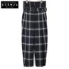 [Good Condition] 602383 Harley Ombre Check High Waist Wide Pants/ Bottoms 34 Gray X blackUsed