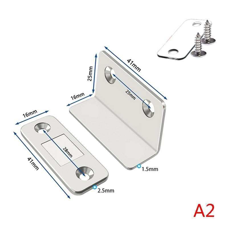 3pcs Strong Magnetic Cabinet Door Catches Latch Heavy Duty Furniture Door Stopper Hardware Accessories