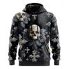 New Skull Graphics Hoodies For Man 3D Print Fashion Unisex Sweatshirt Winter And Autumn Hip Hop Oversized Casual Clothing Hoody