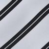 [Ojie] Men's Tie, Silver, 100% Silk, Made in Japan, Formal Tie, Ceremonial Wear, Wedding, Reception, Business