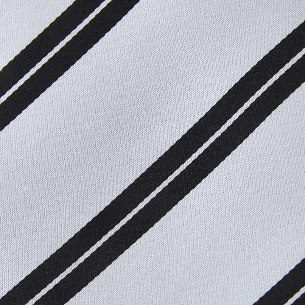 [Ojie] Men's Tie, Silver, 100% Silk, Made in Japan, Formal Tie, Ceremonial Wear, Wedding, Reception, Business