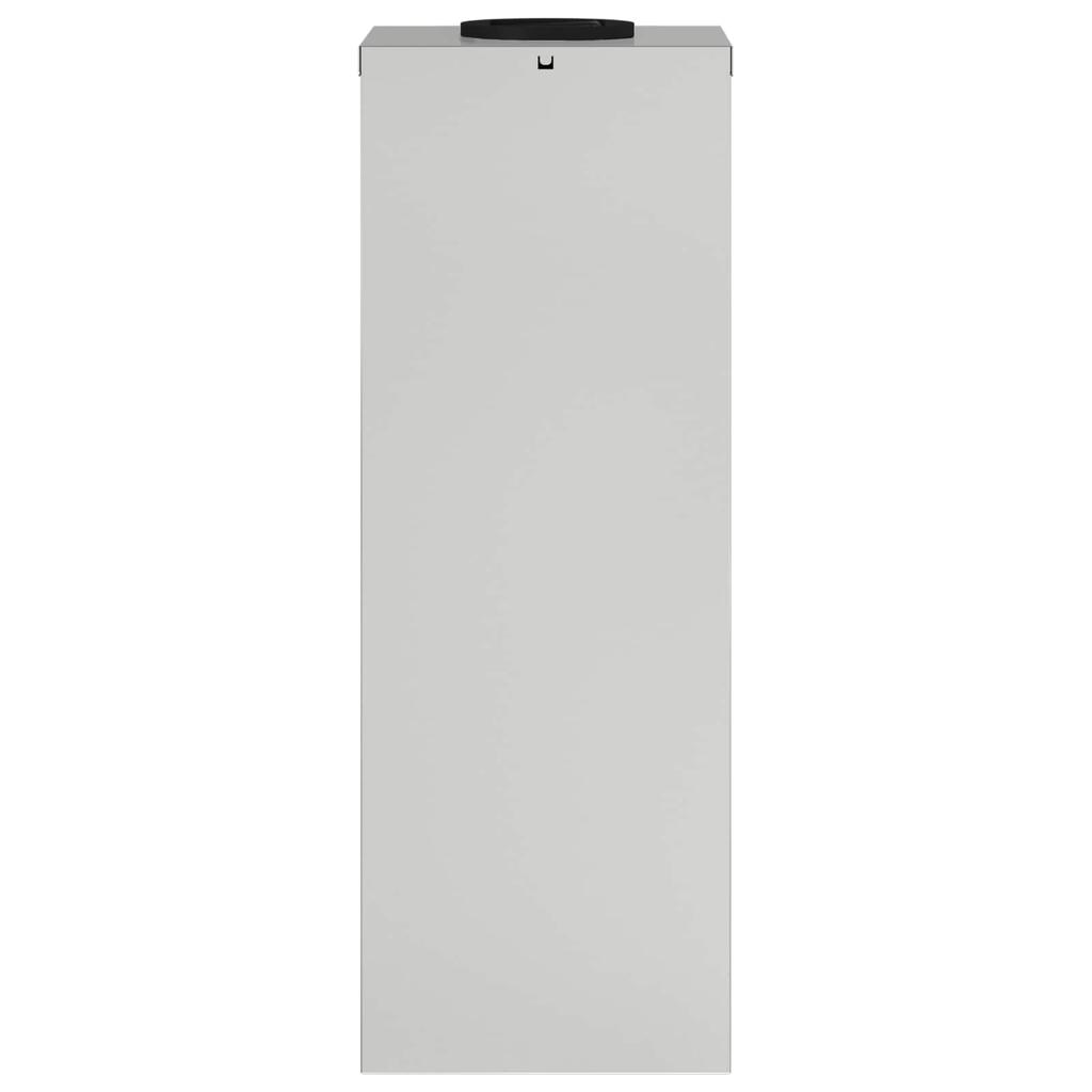 Solar LED Path Light 2 Pcs Silver Galvanized