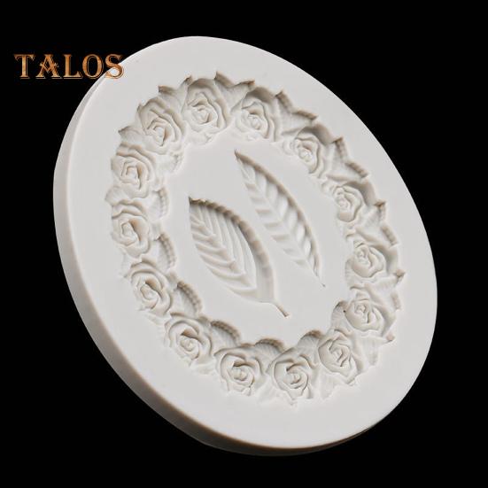 Fondantform, Küchenhelfer, DIY, wiederverwendbar, nützliche Blumenform, klare Textur, Schokoladenform zum Backen