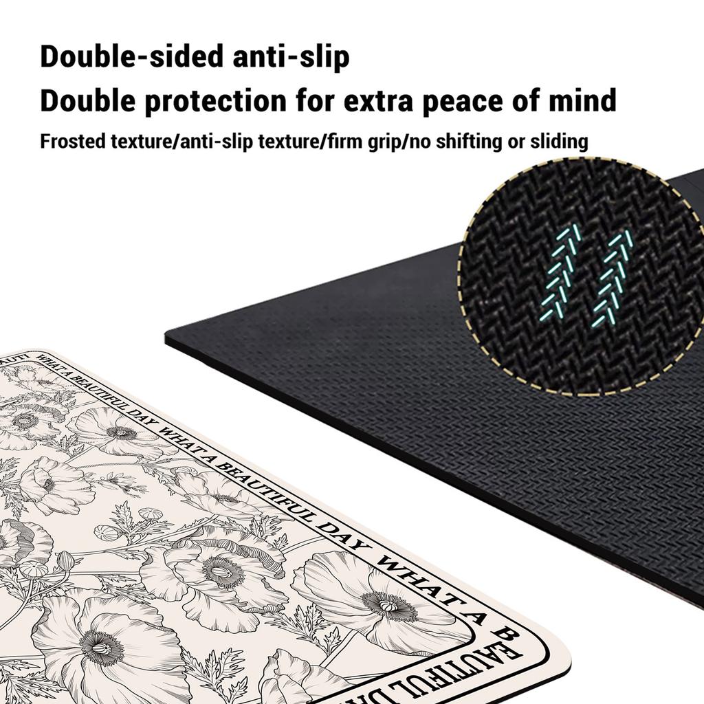 Luxury Bathroom Rug Bath Mat Anti Slip Shower Foot Mats Super Absorbent Quick Dry Floor Mat Toilet Carpet Doormat Washable