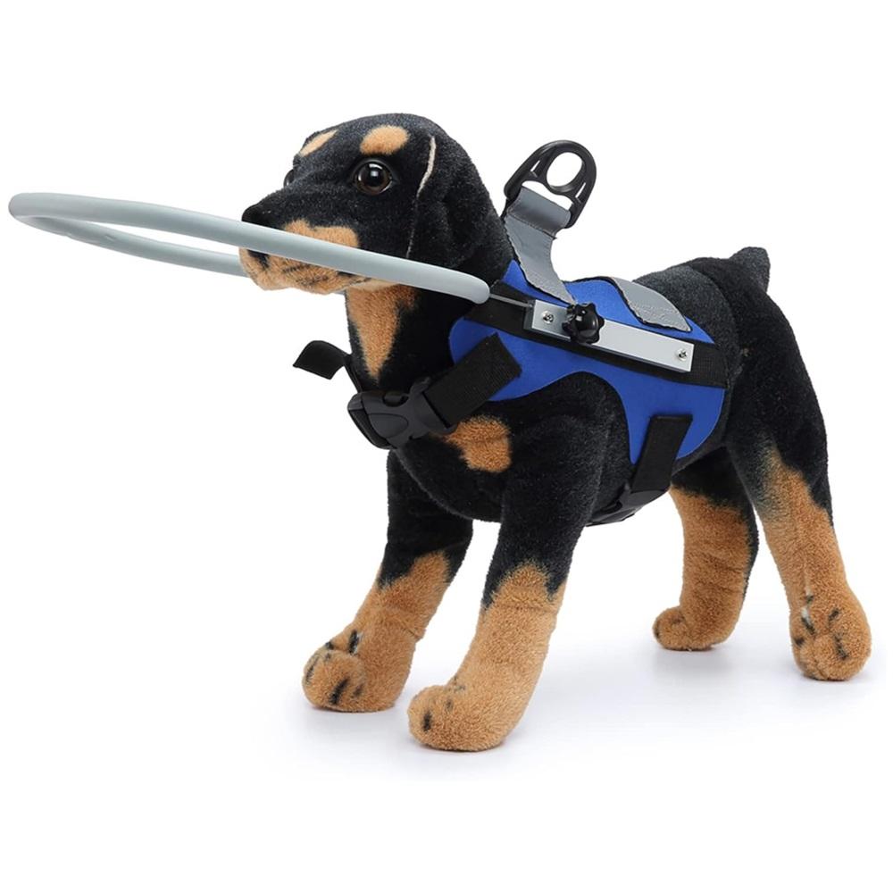 Lightweight Adjustable Blind Ring for Dogs Cats, Pet Harness Guide Device,Walking Blind Dog Ring, Guide Dog Harness, Blind Dog Accessories