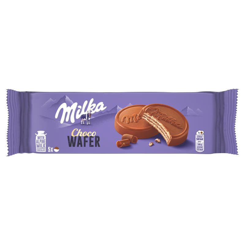 Milka Choco Wafel Wafel Met Cacaocrème Overgoten Met Melkchocolade 150 G (5 X 30 G)