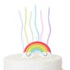 Romantic Rainbow Spiral Candle Set for Creative Parties