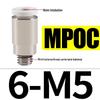 Straight-Through Quick Connector for Air Hose, Pneumatic Miniature 3-4, Air Pump Quick Plug M3/M5/M6/M7/01