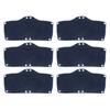 6Pcs/Set Good Absorption Sweatband Reusable Polyester Skin-friendly Fine Texture Helmet Sweat Strap