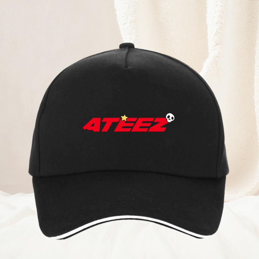 KPOP ATEEZ Years Cartoon Baseball Cap Hongjoong Mingi San Yunho Fans Gift Fans Concert hat