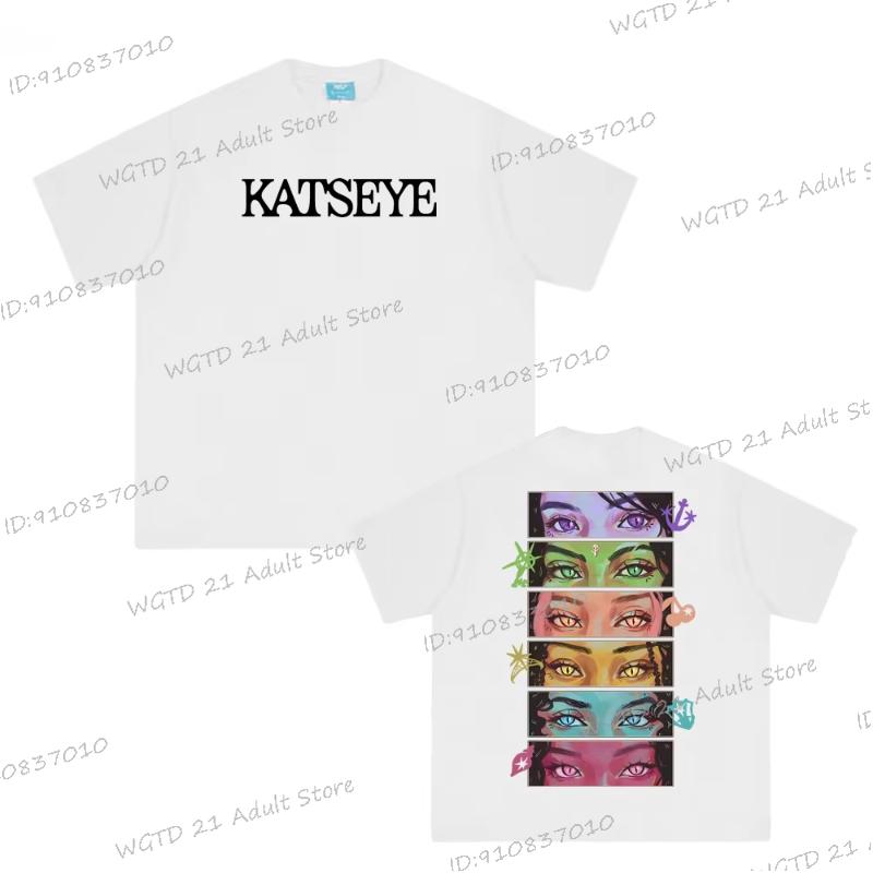 Korean Girl Group Katseye Tees Women Men Fashion Hip Hop Music Band Streetwear Round Neck Pop Katseye Tshirts