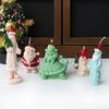 Stylish Handmade Soap and Candle Crafting Christmas Silicone Mould Flexible Home Decoration Supplies for Art Projects