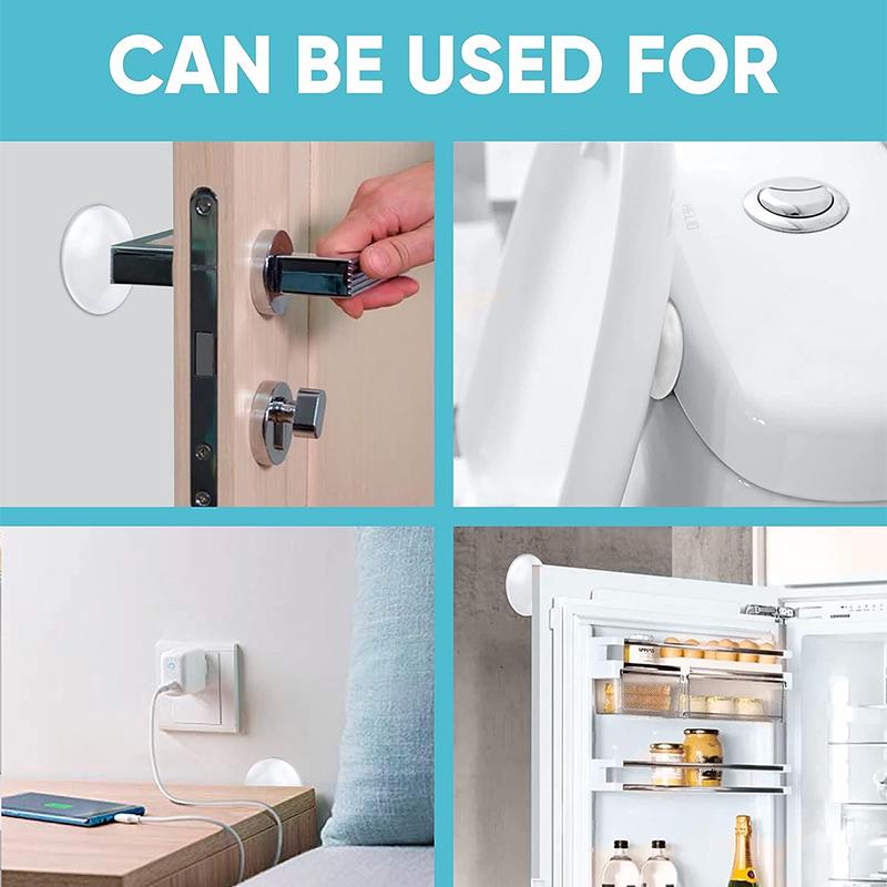 1Pc Clear Rubber Stopper Door Mute Stickers Deurstopper Protection Porte Pad Door Stopper Silicone Rubber Hardware Bumper Wall Mat