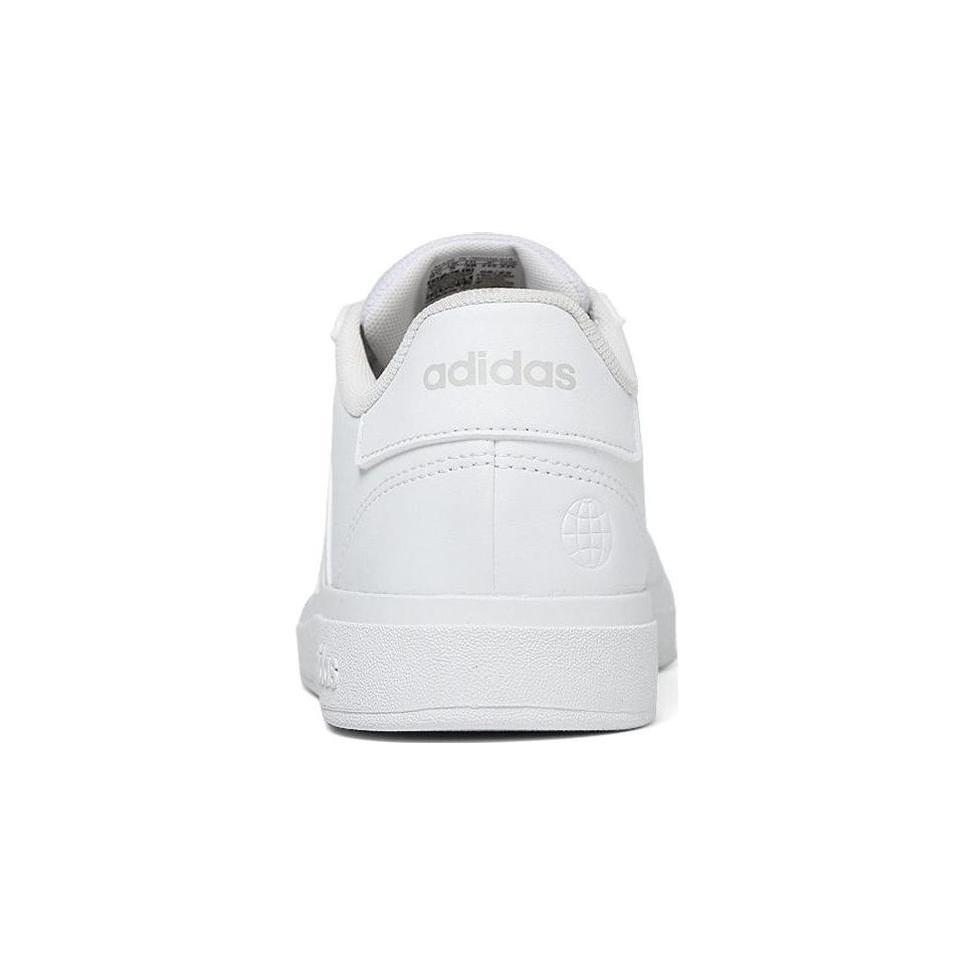 Adidas Neo GRAND COURT Synthetic Leather Abrasion Resistant Low top Kids' Skateboarding Shoes White Kids' FZ6158