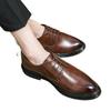Leather Shoes Young British Dress Casual Business Sense Leather Shoes Wedding Groom Suit Height Increase