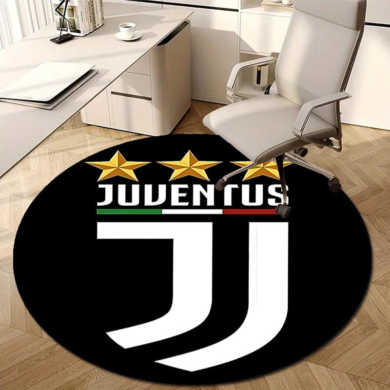 1pc Football Team (12) Design Printed Area Round Carpet for Bedroom Living Room Home Decor Rugs Mat Non Slip Mat Rug for Bedside
