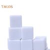 50Pcs 16mm/18mm Blanks Dice White Cubes Blanks Dice Set Classroom Board Game Smoothed Surface Six-Sided
