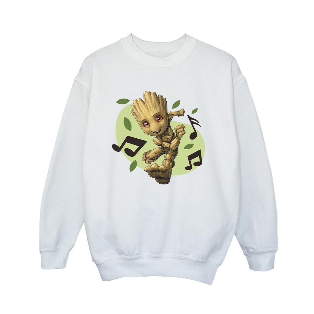Marvel Jungen Guardians Of The Galaxy Groot Musical Notes Sweatshirt