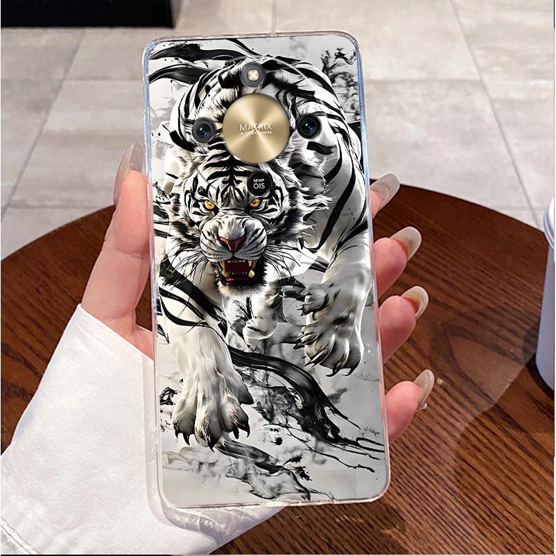 For Honor X9d 2025 Case Clear Luxury Cute Love Rabbit Funny TPU Soft Silicone Phone Case For Honor X9d 5G Transparent Back Cover