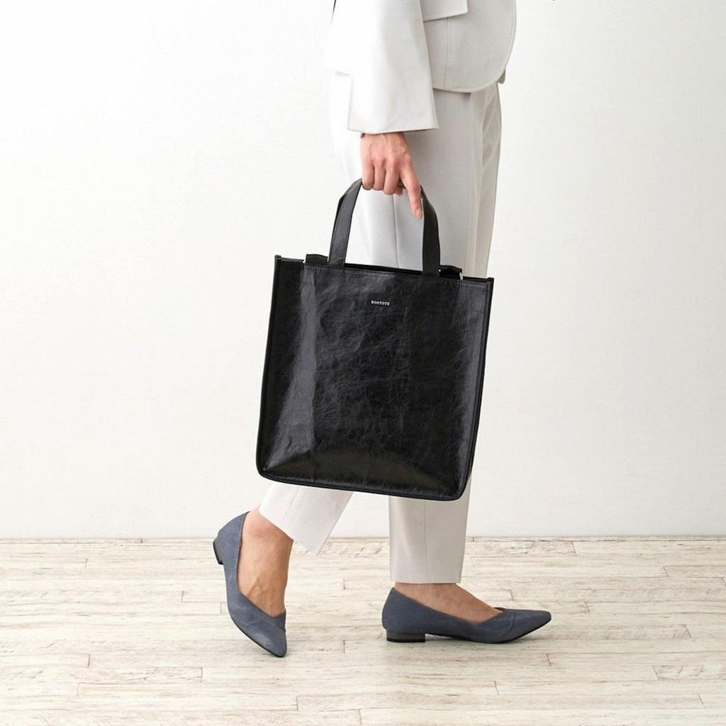 A4 Tote Bag with Shoulder Strap, Lightweight, Crossbody, EU Square Metallic-A 1032