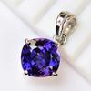 Natural Certified Purple Sapphire 925 Sterling Silver Pendant 13.25 Ct Gemstone