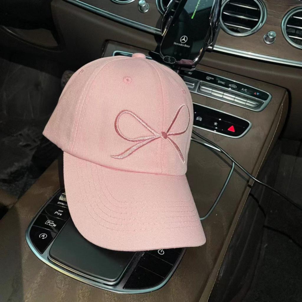 Women's Baseball Cap, Spring Hot-selling , Bow Embroidered Sun Hat, Fashionable And Versatile Cap