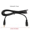 DC4.0x1.7mm Verlängerungskabel Netzteilkabel Geeignet für LED-Streifen, Kameras und mehr