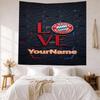 Bayern Munich Custom Your Name Wall Decor Tapestry Art For Pet Memorial Birthdaywedding Party Backdrop Family Gift