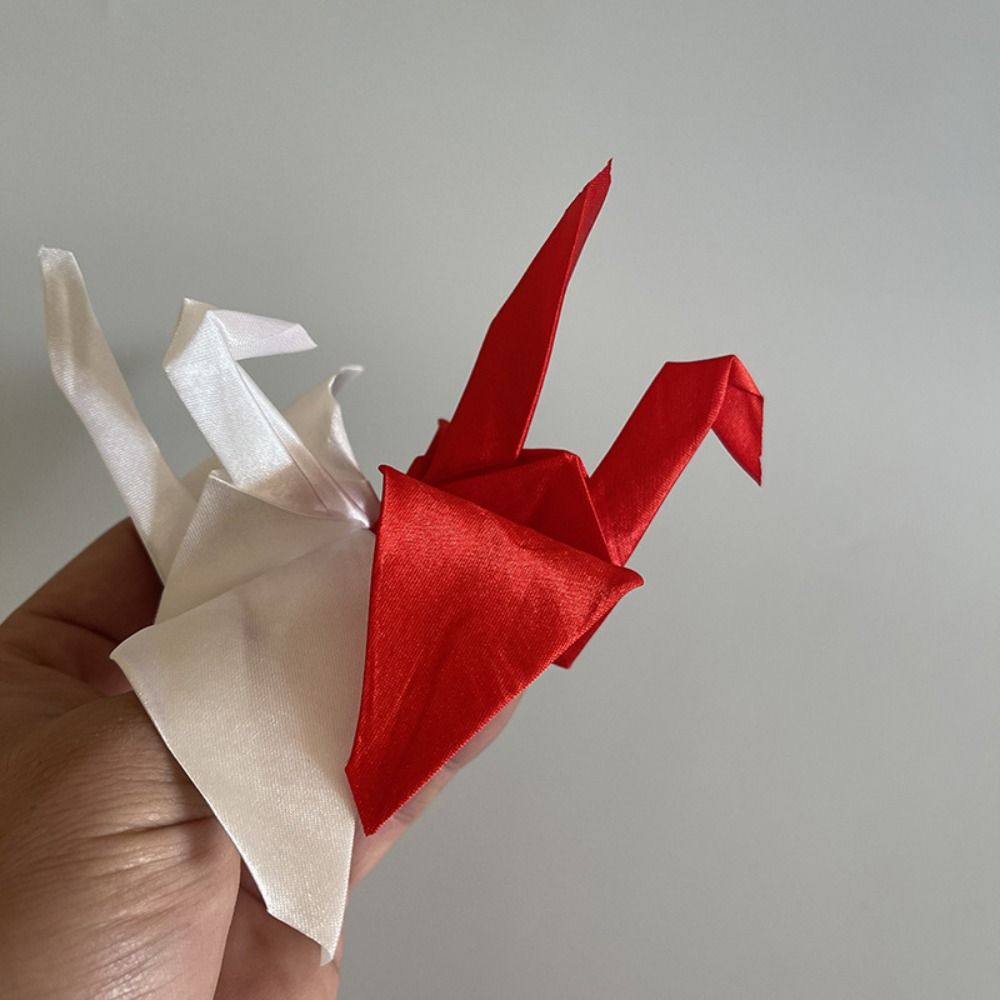 Close Up Magic Trick Paper Crane Gimmick Accessories Paper Crane Props Children Toy