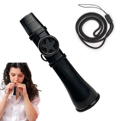 Przenośny ABS Kazoo Flet Łatwy do Nauki ze Sznurkiem Instrumenty Muzyczne Radosny Brytyjski Gwizdek Muzyczny Zabawka Prezent dla Chłopców Dziewcząt