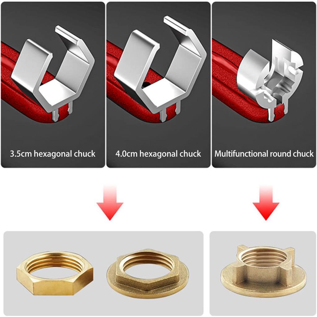 Universal Adjustable Wrench 80mm Open-ended, used for Dismantling Assembling Sanitary Ware and Furniture,Pipeline Maintenance