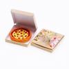 Doll House Mini Simulation Take-Out Box Pizza Small Doll Miniature Food Play Scene Props Display Model