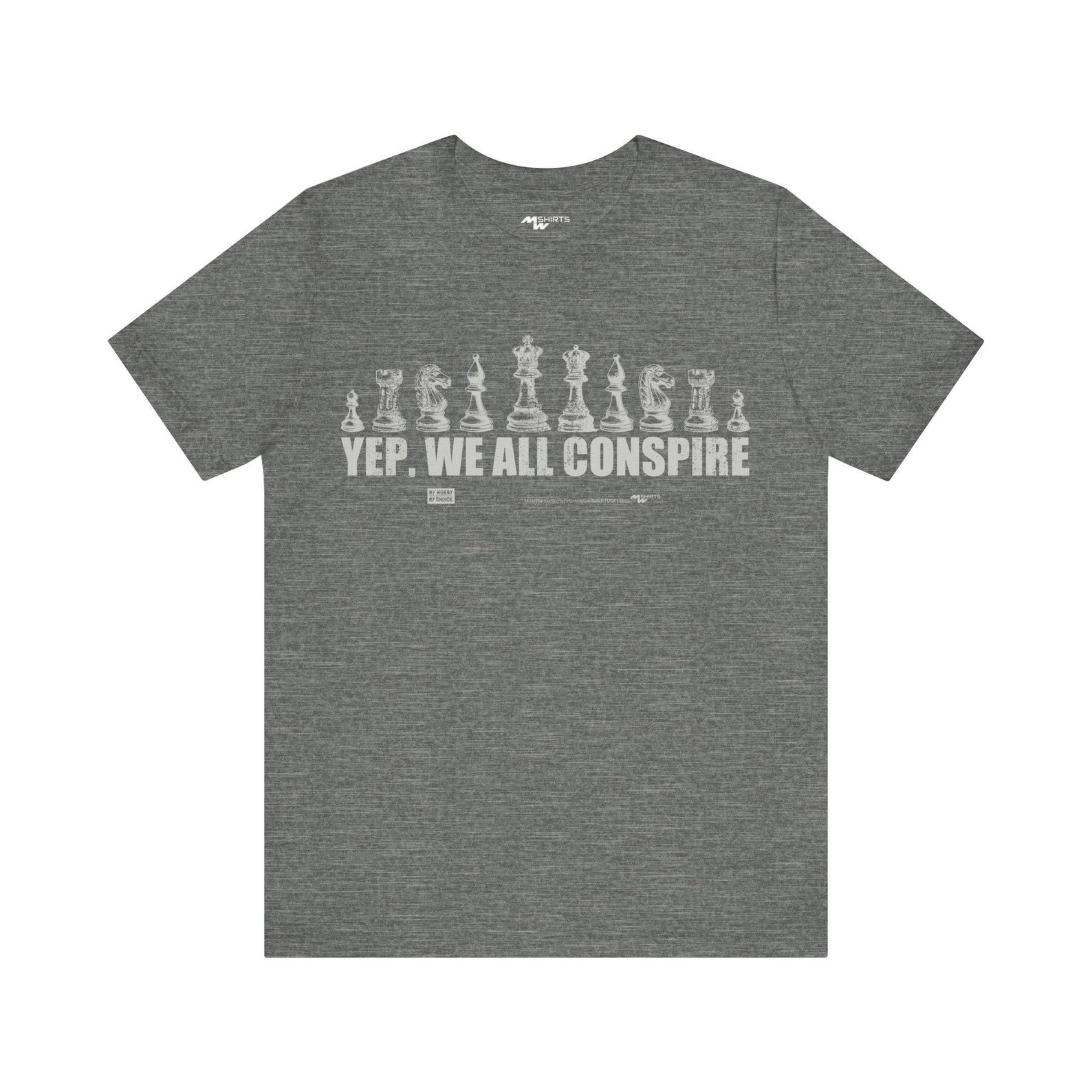 Chess Figures T-Shirt: Unique Chess Apparel L