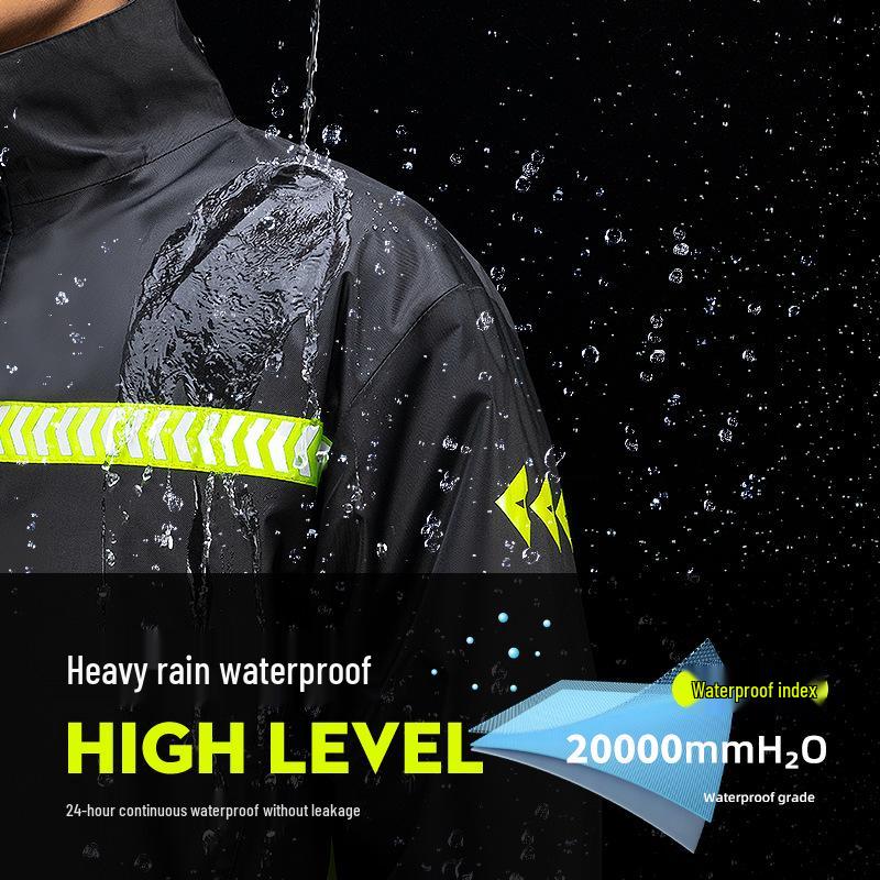 Unisex Long Raincoat Overcoat Set for Hiking & Travel