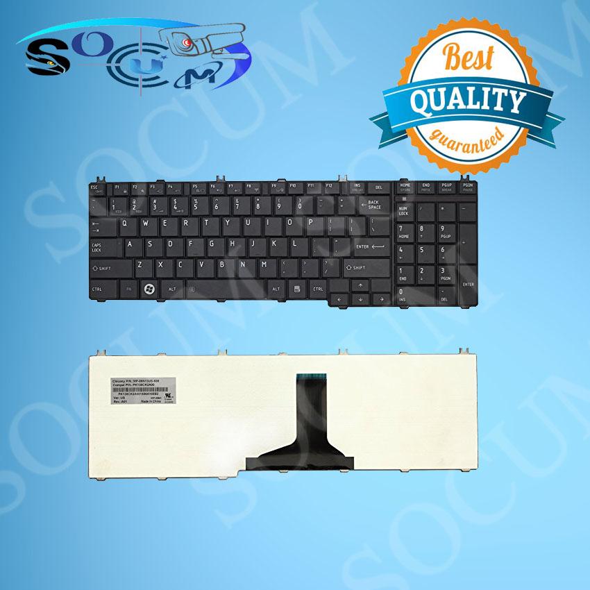 Laptop Keyboard for Toshiba C650, C655, L650, L655, L670, L675, L670D, L675D, L770, L750 чёрный