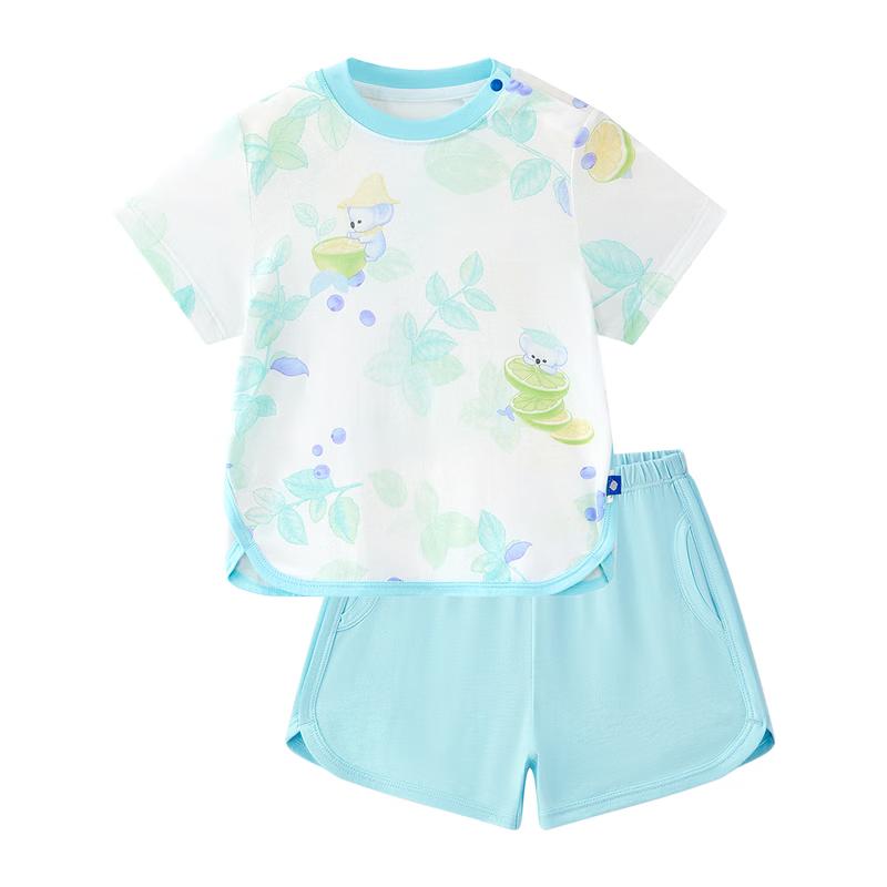 Babycare Kids' Natural Cool Short Sleeve Shorts Homewear Set