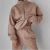 European And American Style New Women's Tops Long Sleeved Suits Fleece Sports And Leisure Style Simple And Comfortable