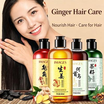 Ginger Shampoo Gentle Hydrating Moisturizing Refreshing Supple and Nourishing Polygonum Multiflorum Shampoo