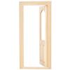 Mini Simulation Wooden DIY Door Furniture for 1:12 Doll House Accessory